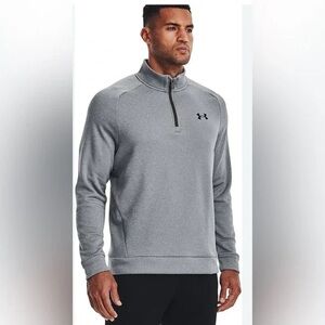 Under Armour Storm ColdGear 1/4 Zip Gray Pullover Sweatshirt Men’s Size XL